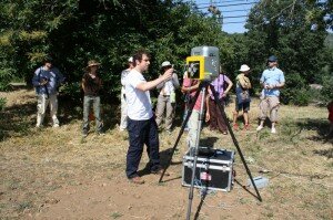 Demonstration of Terrestrial Laser Scanning by Gary Devlin from The Discovery Programme (Dublin)