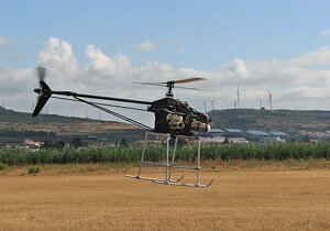 Unmanned Aerial Vehicle for LIDAR survey over Ammaia (photo by IST)