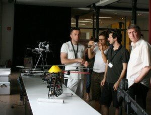 Hands-on approach to an octocopter for aerial photography.
