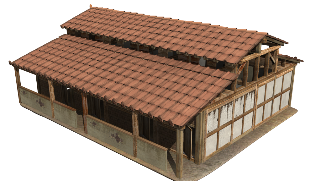 Reconstruction of a Roman building from Vindobona (by 7Reasons)