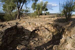 Remains of the excavated bath complex of the Roman rural villa of Herdade dos Pombais I (photograph by D. Taelman)